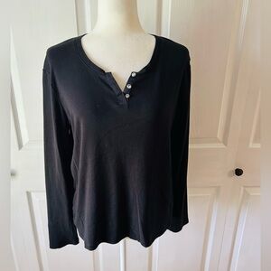 Jones New York top shirt woman’s size xlarge black